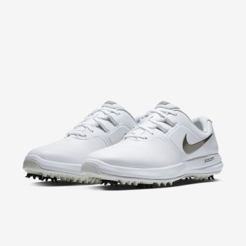 Nike Air Zoom Victory - Férfi Golf Cipő - Fehér/Szürke/Platina/Metal